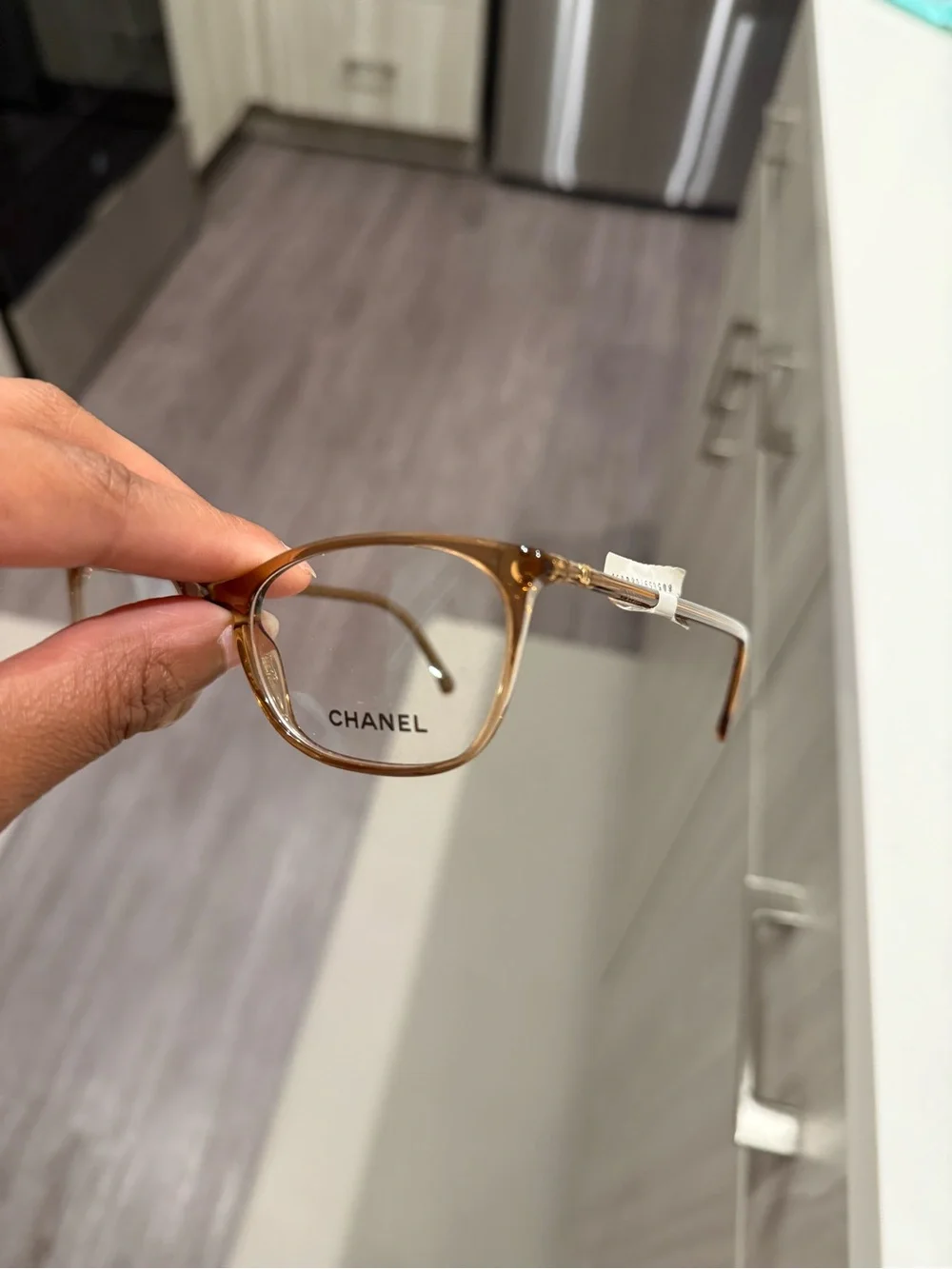CHANEL Women's Tortoiseshell Brown Glasses